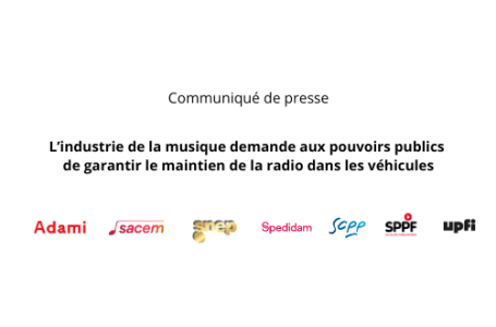 L’industrie de la musique demande aux pouvoirs publics de garantir le maintien de la radio dans les véhicules